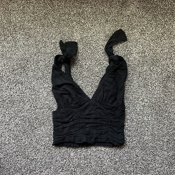 Free People Tie Shoulder Top - Picture 1 of 1